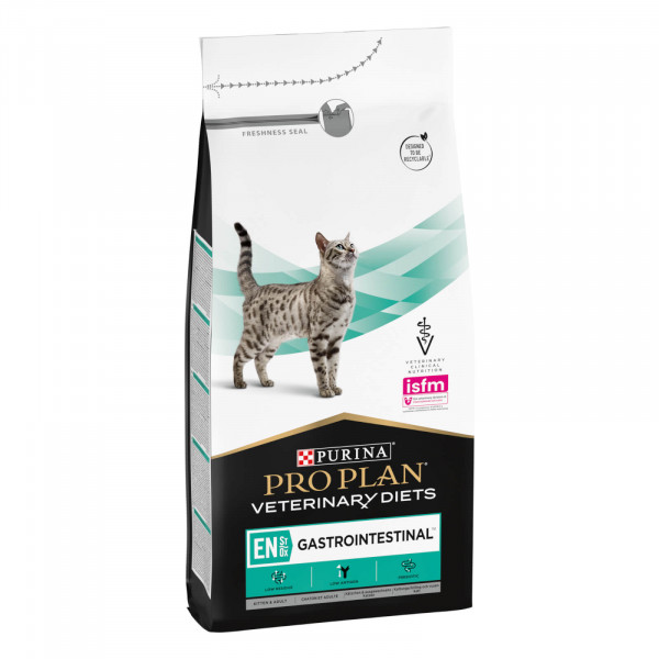 PRO PLAN VETERINARY DIETS EN St/Ox Gastrointestinal Katze 1,5 kg,  ПРО ПЛАН для взрослых кошек и котят для снижения проявлений кишечных расстройств, способствует восполнению питательных веществ и выздоровлению 1,5 кг 