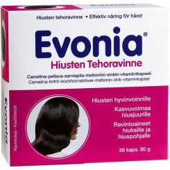 Evonia, Ивониа, витамины для волос, 56 капс.