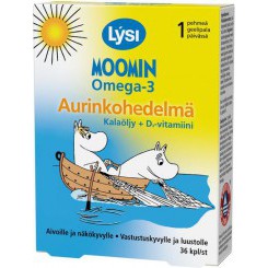 Lysi Moomin Omega-3 Рыбий жир плюс вит Д Lysi Moomin Omega-3 