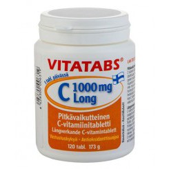 Vitatabs C 1000 mg Long Витатабс витамин С 1000 мг 120 таблеток