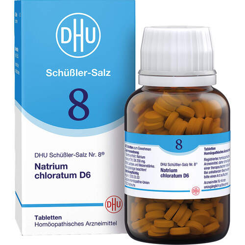 BIOCHEMIE DHU 8 Natrium chloratum D 6 Tabl.,420 Stk. БИОХИМИЯ ДХУ 8 Натрий хлорат Д 6 табл.,420 шт.