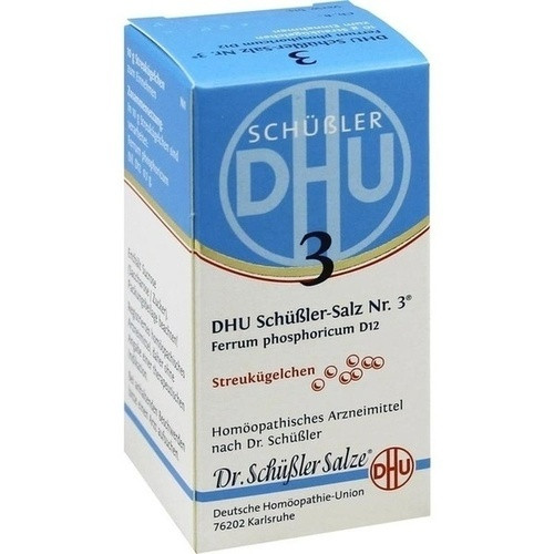 Biochemie DHU 3 Ferrum phosphoricum D12,10 g Биохимия DHU 3 Ferrum фосфорикум D12,10 г