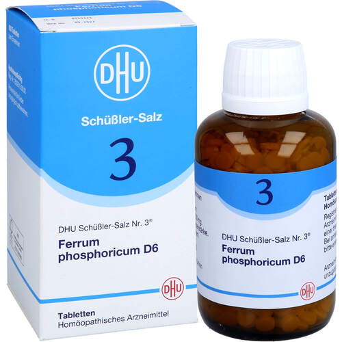 BIOCHEMIE DHU 3 FERRUM PHOSPHORICUM D 6,900 Stk. БИОХИМИЯ DHU 3 ФЕРРУМ ФОСФОРИКУМ Д 6,900 шт.