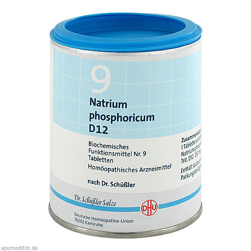 BIOCHEMIE DHU 9 NATRIUM PHOSPHORICUM D12,1000 Stk. БИОХИМИЯ DHU 9 НАТРИЯ ФОСФОРИКУМ D12,1000 шт.