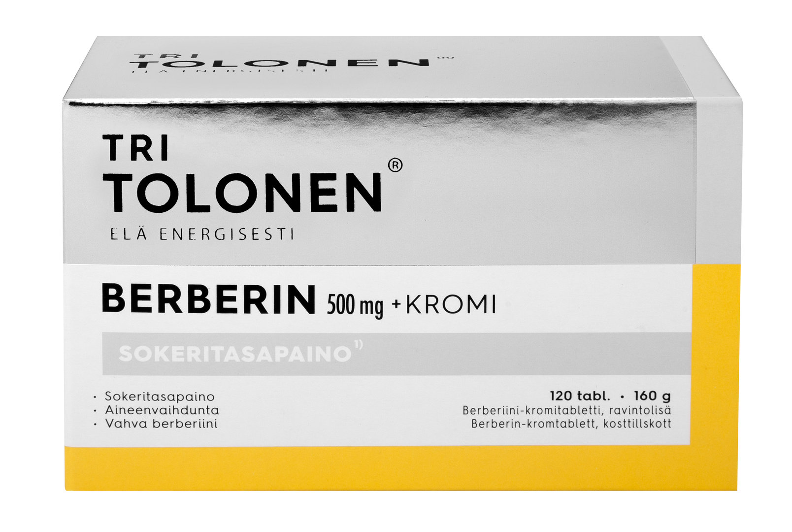 Tri Tolonen Berberin  Доктор Толонен Берберин + Хром 120 таб