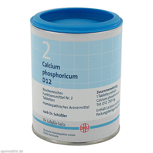 BIOCHEMIE DHU 2 CALCIUM PHOSPHORICUM D12,1000 Stk. БИОХИМИЯ DHU 2 КАЛЬЦИЯ ФОСФОРИКУМ D12,1000 шт.