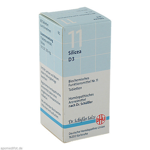 BIOCHEMIE DHU 11 SILICEA D 3,80 Stk. БИОХИМИЯ DHU 11 SILICEA D 3,80 шт.