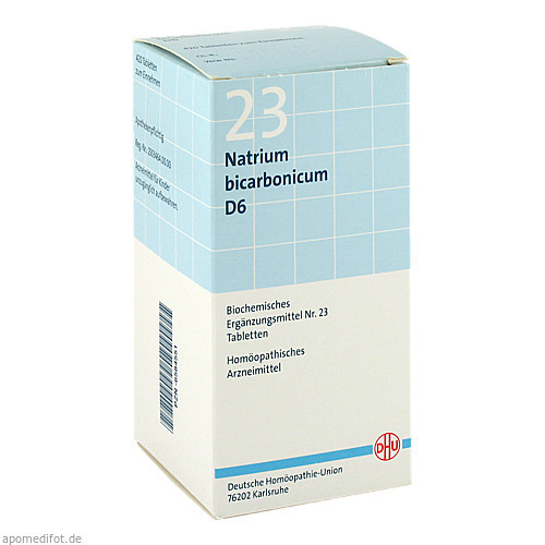 BIOCHEMIE DHU 23 Natrium bicarbonicum D 6 Tabl.,420 Stk. БИОХИМИЯ DHU 23 Natrium bicarbonicum D 6 Табл.,420 шт.