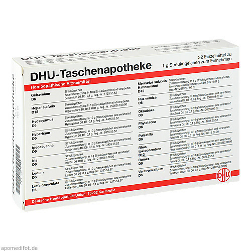 DHU-Taschenapotheke,32x1 g DHU-Ташенаптека,32x1 г