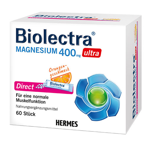 BIOLECTRA Биолектра  Магний 400 мг Ultra Direct апельсин 60 шт