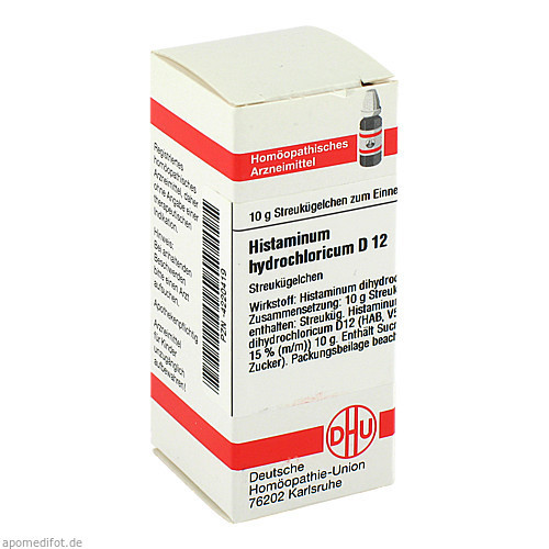 HISTAMINUM HYDROCHLOR D12,10 g ГИСТАМИН ГИДРОХЛОР D12,10 г