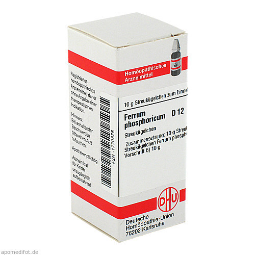 FERRUM PHOS D12,10 g ЖЕЛЕЗО ФОС D12,10 г