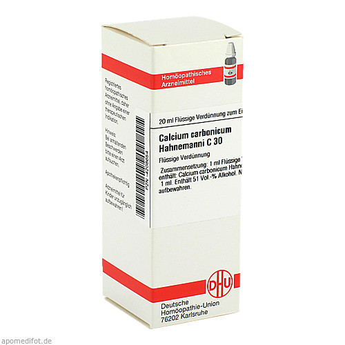 CALCIUM CARB HAHNEM C30,20 ml КАЛЬЦИЙ КАРБ ГАНЕМ C30,20 мл