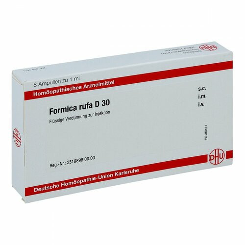 FORMICA RUFA D30 AMPULLEN,8x1 ml ФОРМА КРЫШИ D30 АМБУЛЛЕН,8x1 мл