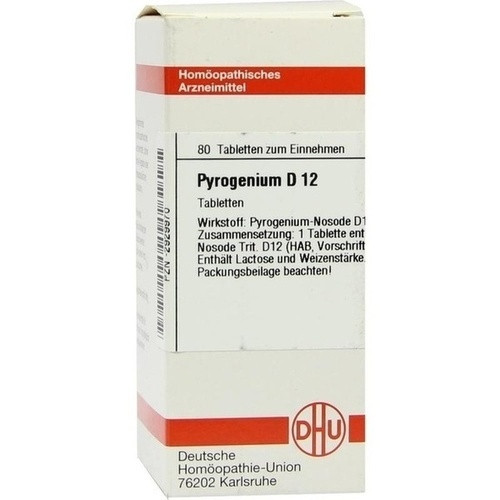 PYROGENIUM D 12 Tabletten,80 Stk. ПИРОГЕНИЙ Д 12 таблеток,80 шт.