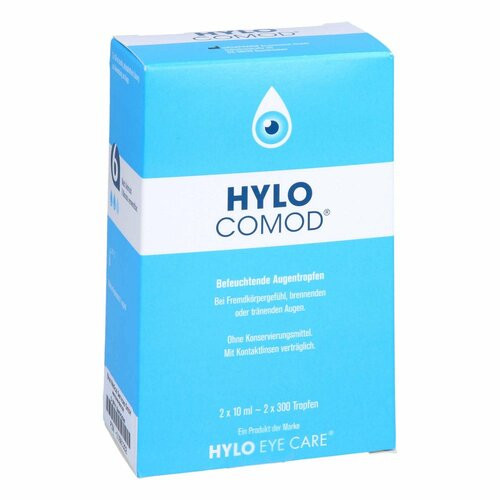 Hylo-Comod Augentropfen,2x10 ml Хило-Комод глазные капли,2x10 мл