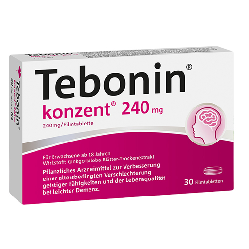 Tebonin konzent  Тeбонин концентрат 240 мг 30 таб ,покрытых пленочной оболочкой