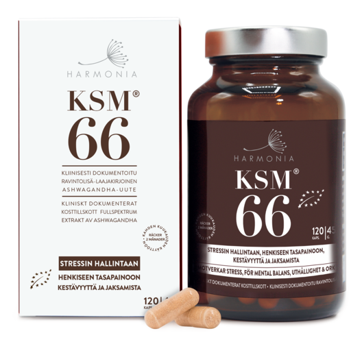 KSM 66 КСМ66 Экстракт корня ашваганды  120 капсул