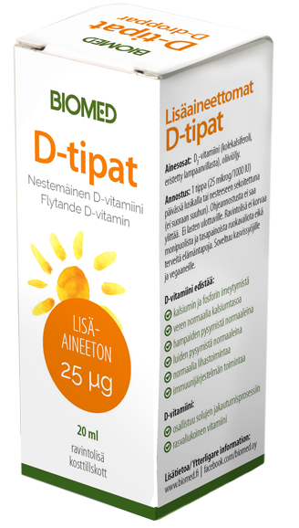 Biomed D-tipat Биомед витамин Д капли ,20 мл