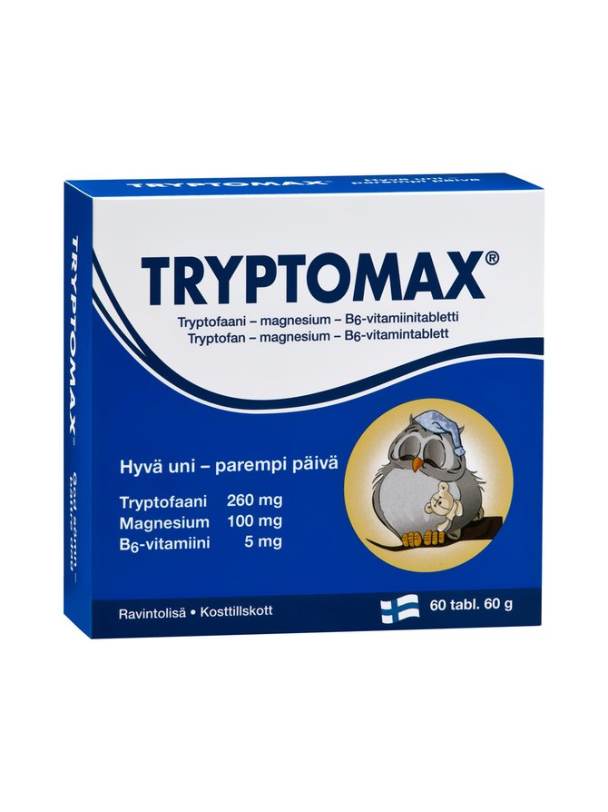 Tryptomax Magnesium B6 Триптомакс магний D6 триптофан с магнием добавка для настроения,60 капс