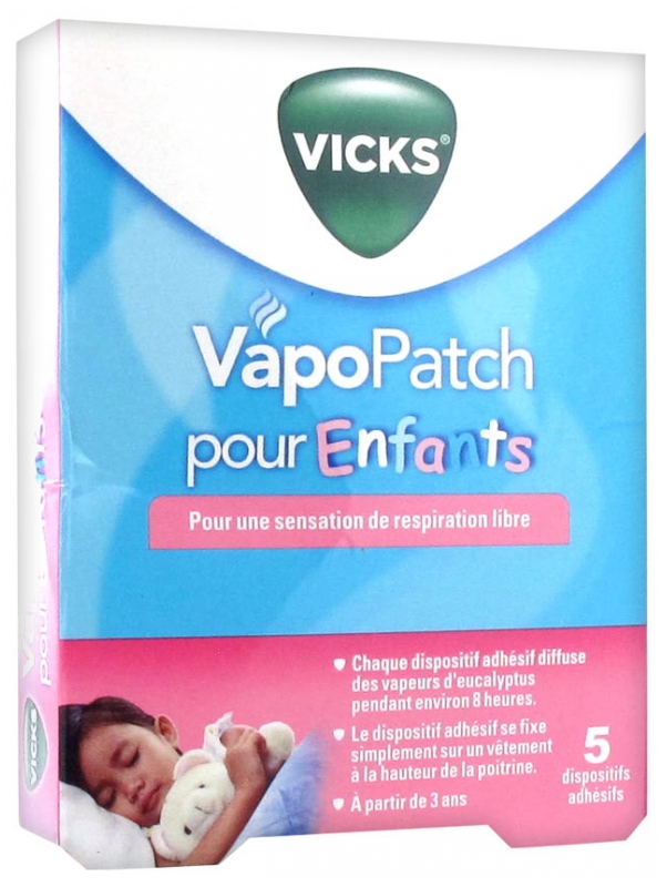 Vicks VapoPatch  Викс пластыри  от кашля  для детей 5 штук