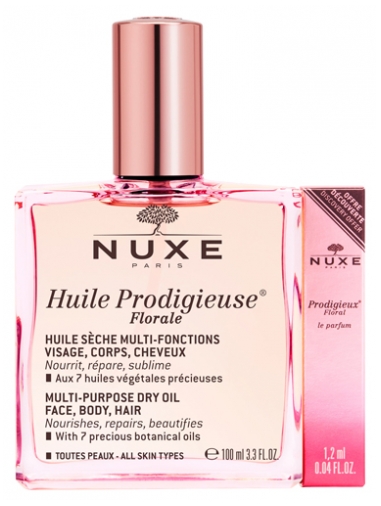 Nuxe Huile Prodigieuse Florale 100 мл + Floral Le Parfum 1,2 мл бесплатно