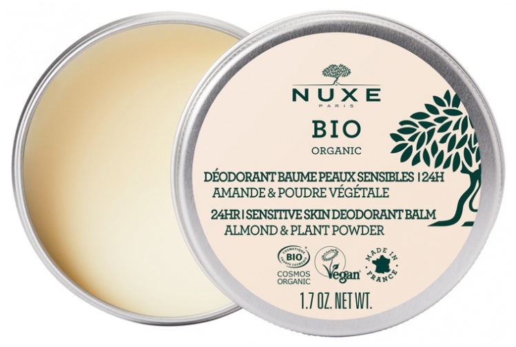 Nuxe Нюкс Биоорганический дезодорант Baume Peaux Sensibles 24H 50 г