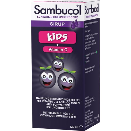 Sambucol Самбуколь детский витаминный на основе бузины 125 мл