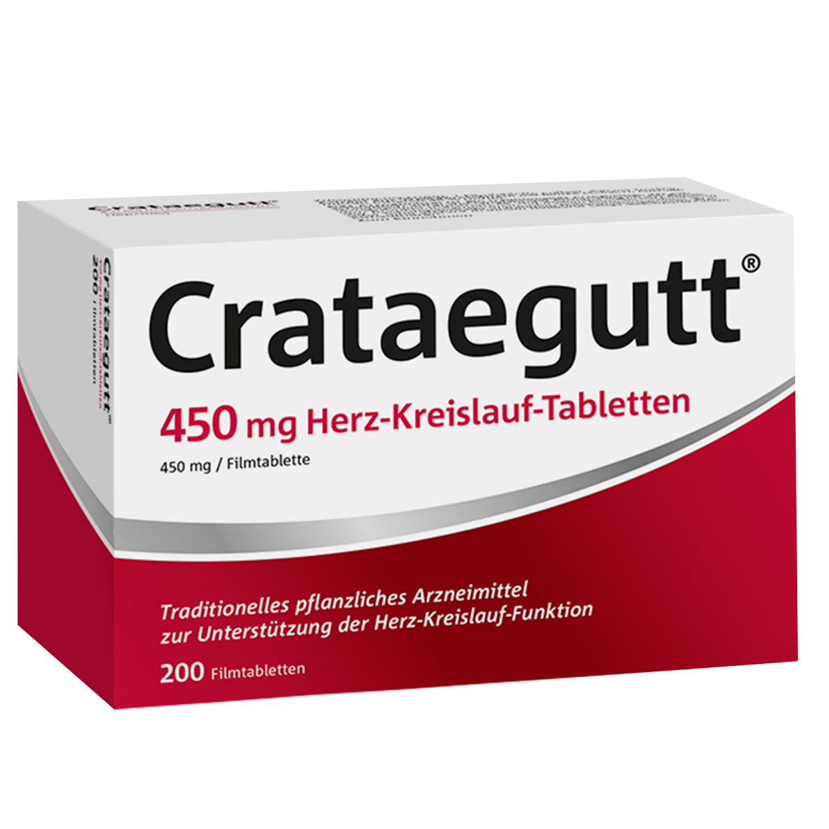 Crataegutt Herz-Kreislauf tabletten Кратегутт 450 мг, сердечные таблетки покрытые пленочной оболочкой, 200 шт.