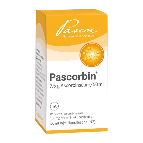 Pascorbin Injektionslösung, Паскорбин,7.5 гр раствор для инъекций, 50 мл