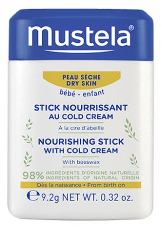 Mustela Nährender Stick mit Cold Cream Мустела стик для детских щечек от холода 