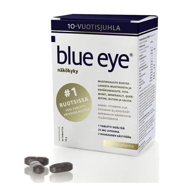 Elexir Pharma Blue Eye, Эликсир Фарма Блю Ай, таблетки для улучшения зрения, 64 шт