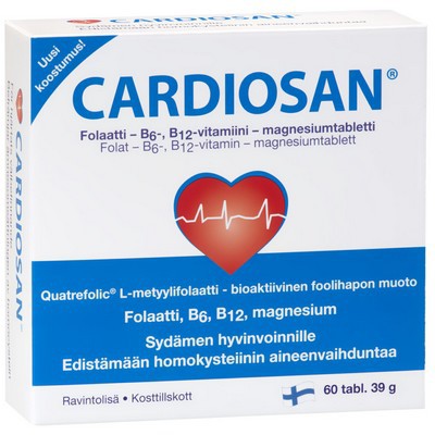 Cardiosan Кардиосан, препарат для улучшения сердечной деятельности и кровообращения, 60 табл.