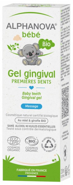 Baby Bio-Zahnfleischgel Erste Zähne  Детский органический гель для десен первые зубы 20 мл