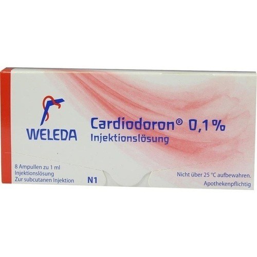 CARDIODORON 0,1% Injektionslösung Кардиодорон раствор для инъекций,8*1 мл