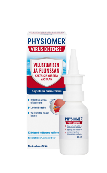 Physiomer Virus Defence nose spray 20 ml Физиомер вирус дефенс  20 мл спрей противовирусный для носа