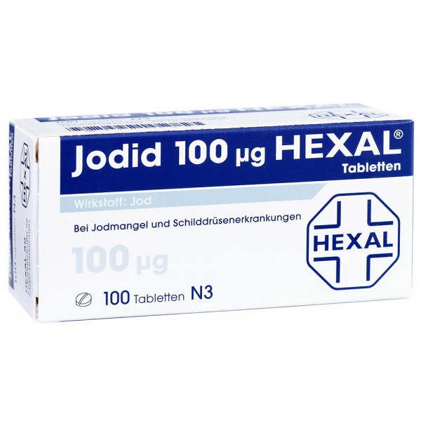 Jodid 100 Hexal  Йодид 100 гексал таблетки, 100 шт