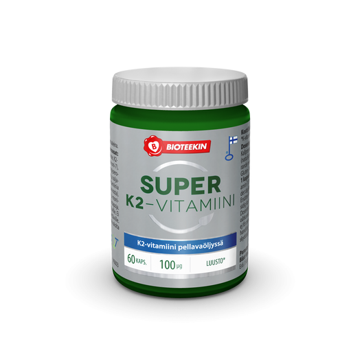 Bioteekin Super K2-vitamiini  Биотеккин витамин К 2 ,60 капсул