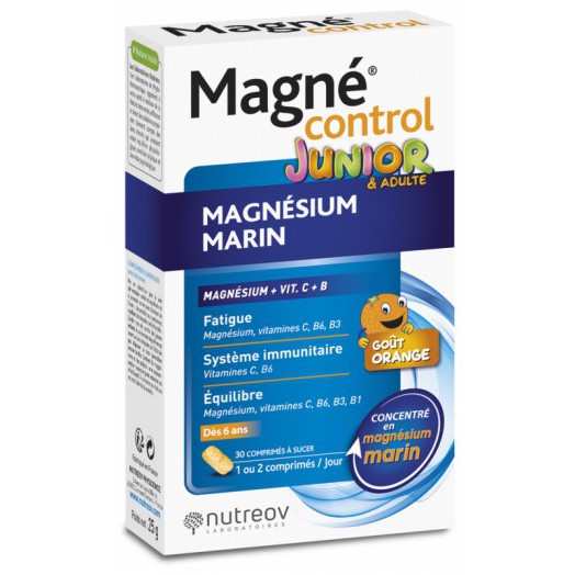 Нутреов Magnesium Control Junior & Adults Магний контроль для детей и взрослых, 30 жевательных таблеток