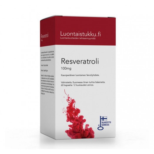 Resveratroli 100mg Ресвератрол 100 мг, 60 капсул