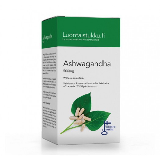 Ashwagandha Ашваганда  500мг, 60 капсул