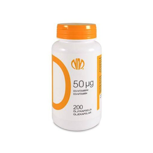 Natura Media Vitamin D3 Натура медиа витамин д3 50 мкг 200 капсул