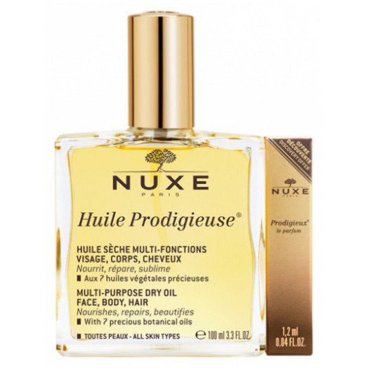 Nuxe Нюкс  Huile Prodigieuse 100 мл + Prodigieux Le Parfum 1,2 мл бесплатно