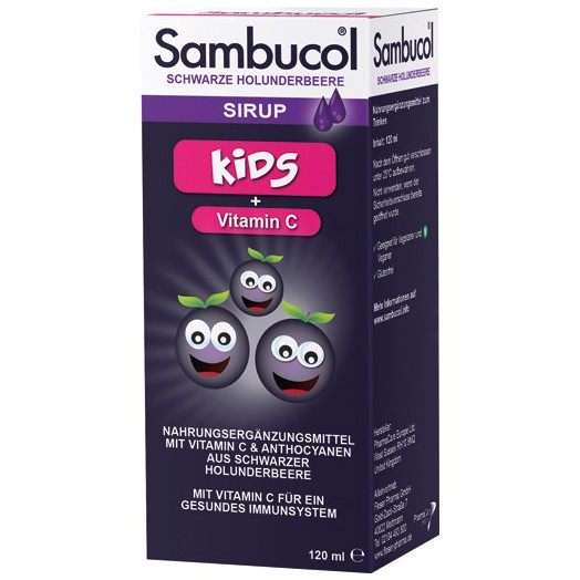 Sambucol Самбуколь детский витаминный на основе бузины 125 мл