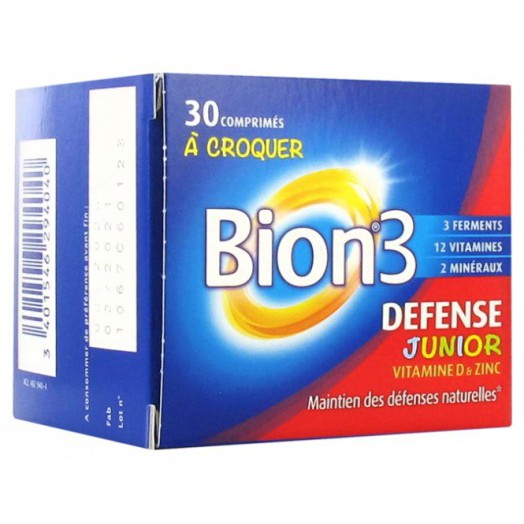 Bion 3 Defense Junior Бион дифенс комплекс для детей с лактобактериями ,30 таб