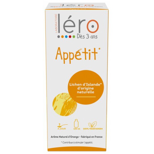 Léro Ab 3 Jahre Alter Appetit сироп для повышения аппетита у детей с трех лет,125 мл