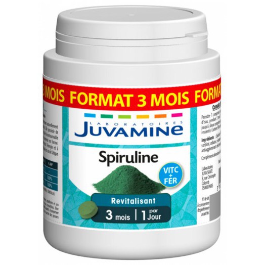 Juvamine Spirulina Ювамин Спирулина 90 таблеток