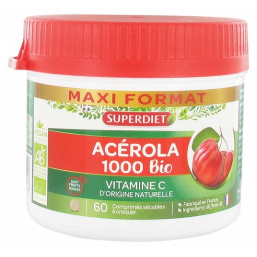 Super Diet Acerola 1000 Bio , 60 жевательных таблеток