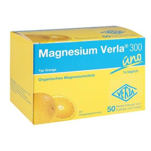 MAGNESIUM VERLA 300 Orange Магнезиум верла гранулы цитрусовый вкус ,50 шт