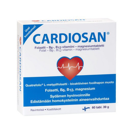 Cardiosan Кардиосан, препарат для улучшения сердечной деятельности и кровообращения, 60 табл.